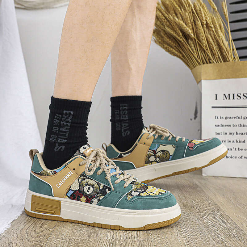 Men Shoes Summer Leather Sneakers For Anime Casual Fashion Skateboard Platform Outdoor Sports Designer Ankle Tennis