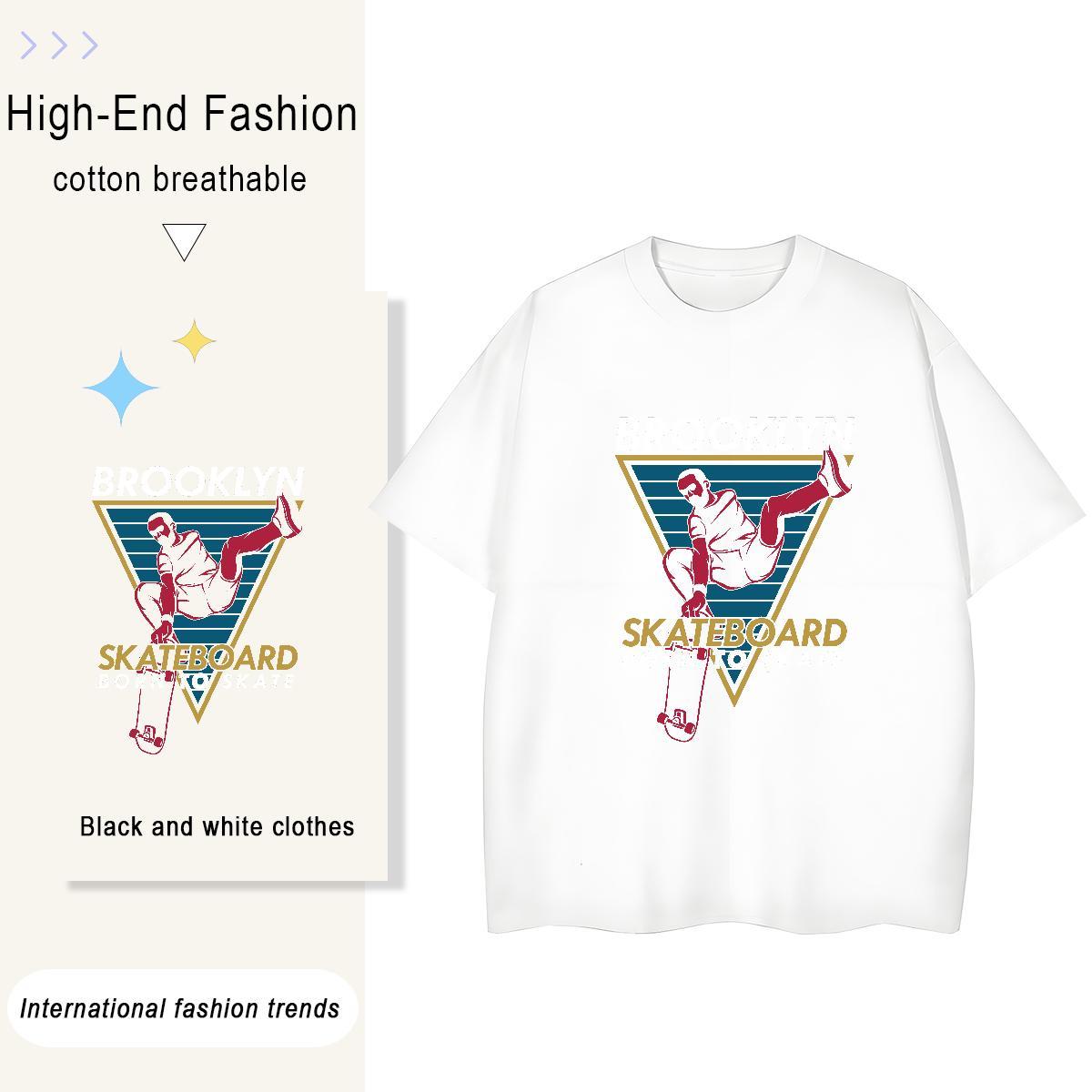 Female Womens Tshirts 230g 100% Cotton icon Casual T-Shirts for Women O Neck Short Sleeves Black Oversized Tee Shirt