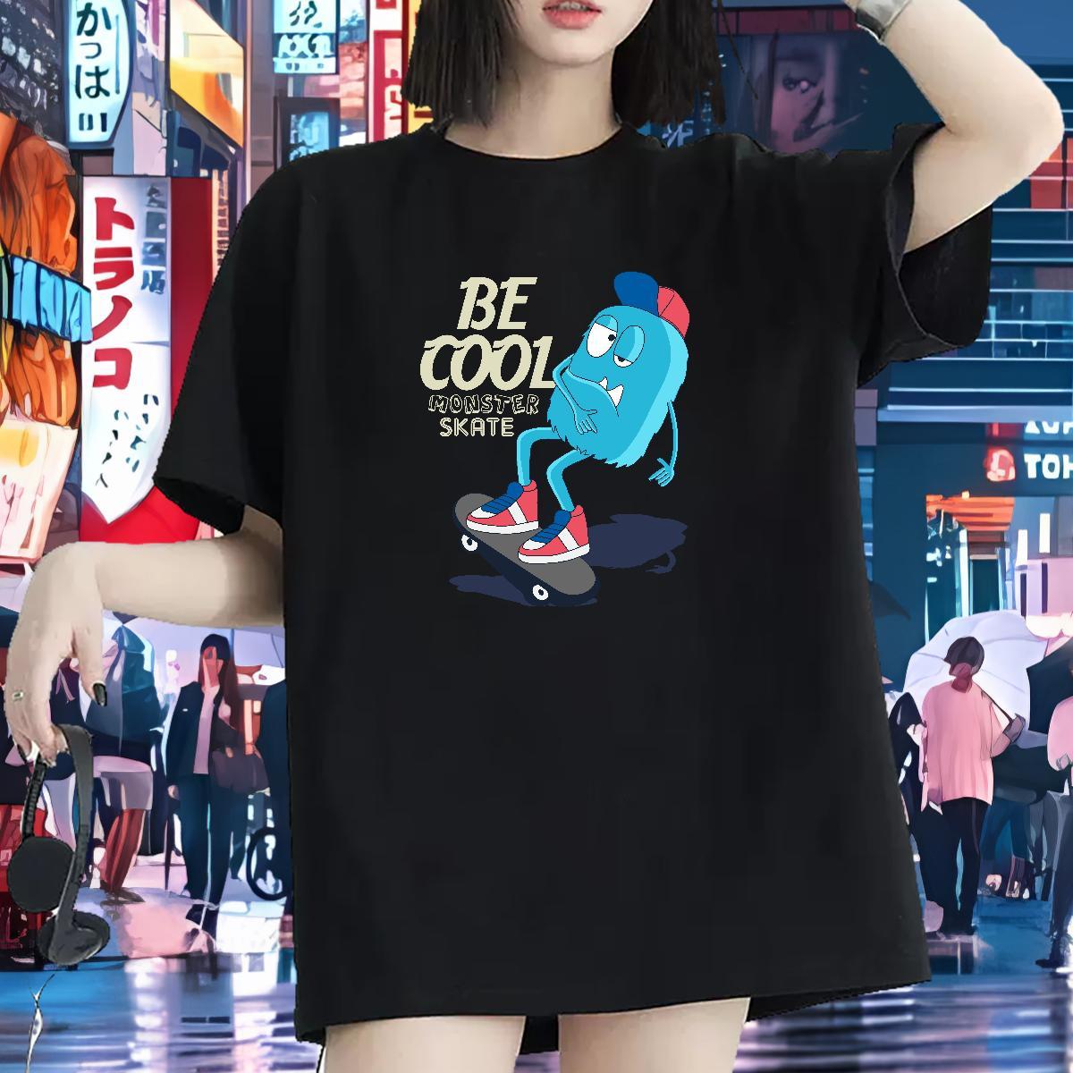 Soft Women Tshirts 230g 100% Cotton Plush Daily Outfit Womens T Shirts Short sleeve Soft Customized Print Tees