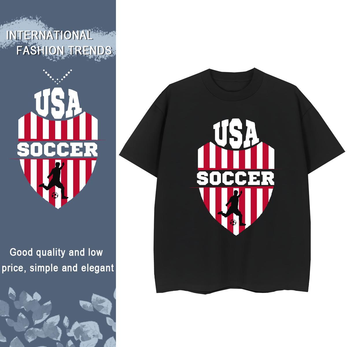 TOP Quality T shirt 100% Cotton 230g portrait Street DIY Printed Short Sleeve O-Neck Tshirts Factory Direct Polos