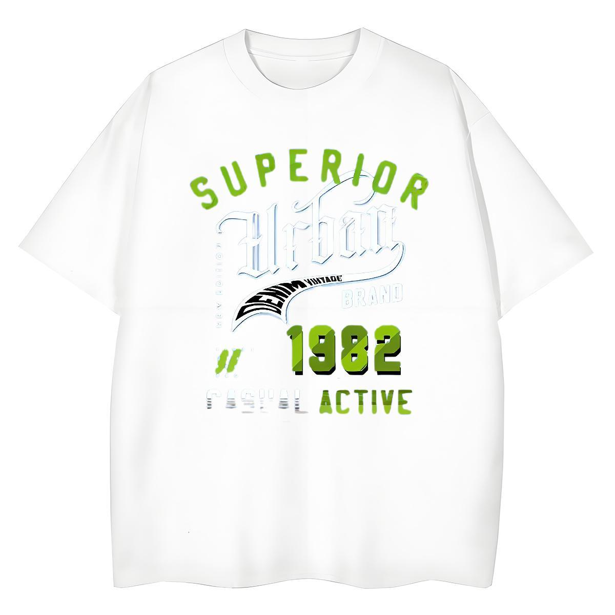 Brand T-Shirts 100% Cotton 230g letter Outdoor Custom Printing Breathable Short Sleeve Men Tshirts Factory Direct Tops Shirt