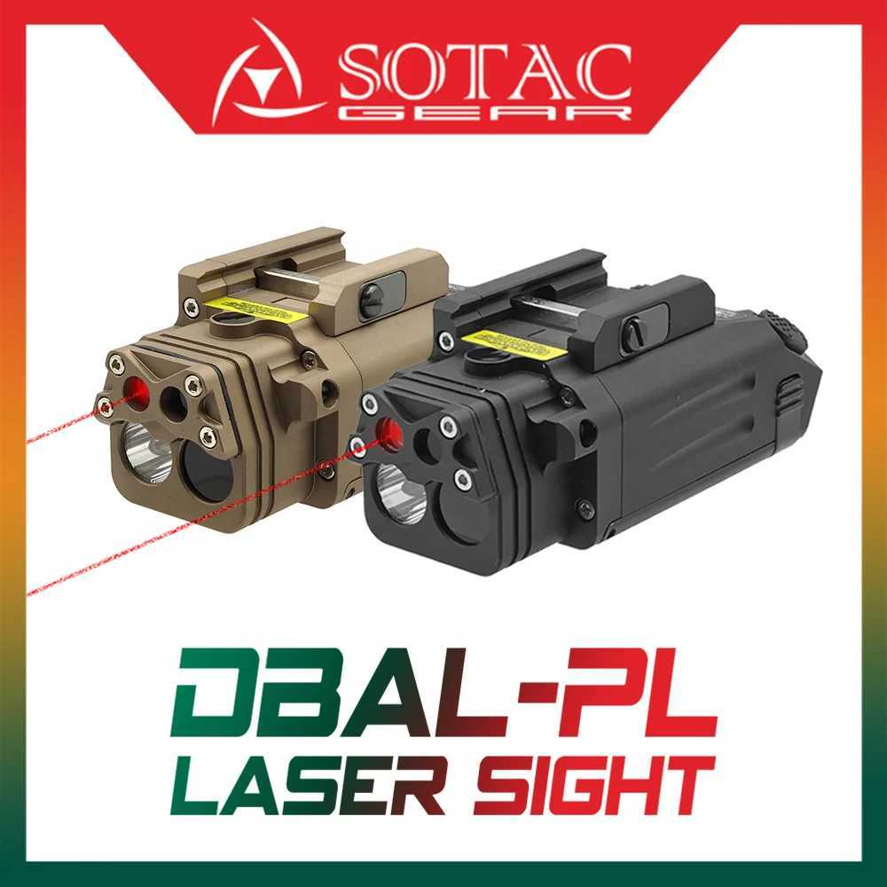 SOTA DBAL-PL dual beam aiming red light laser pistol light flash with red light laser infrared flash CL240826