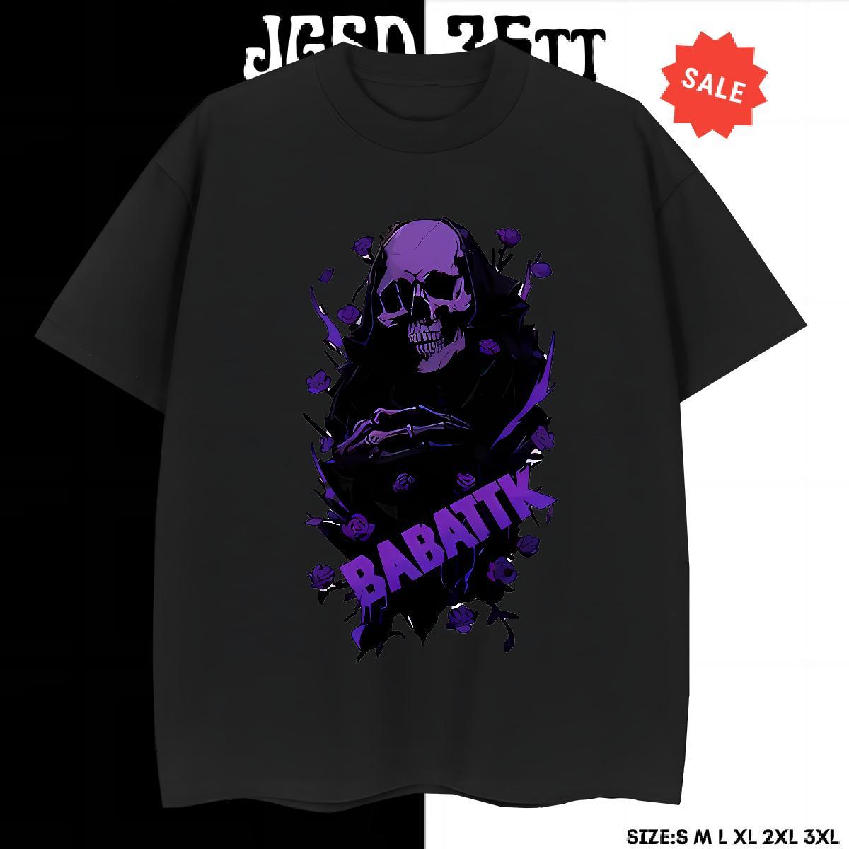 TOP Quality T-Shirts 230g Cotton skull Home Outdoor Oversized 3XL 4XL Breathable Short Sleeve Mens Tshirts Brand Clothings