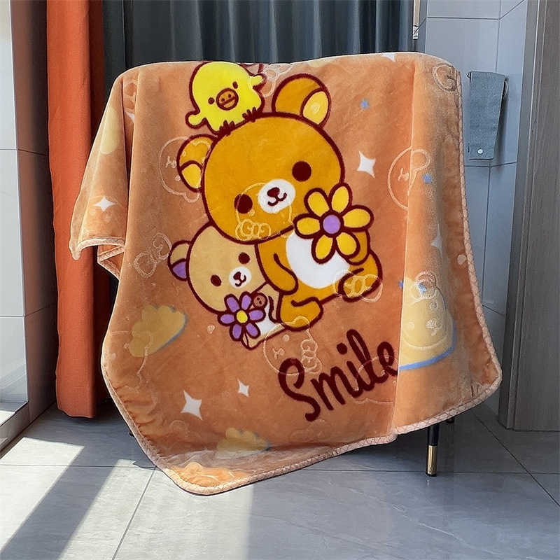 Blankets Swaddling Double layered thickened childrens cloud blanket infant blanket kindergarten primary school students four season baby blanket S2482