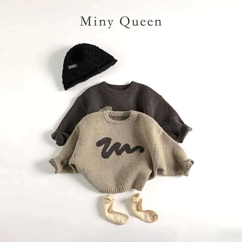 4303 purchase 2 wholesale childrens sweaters 2024 autumn and winter new boys knitted sweater color spotted alpaca wool pullover topW240824