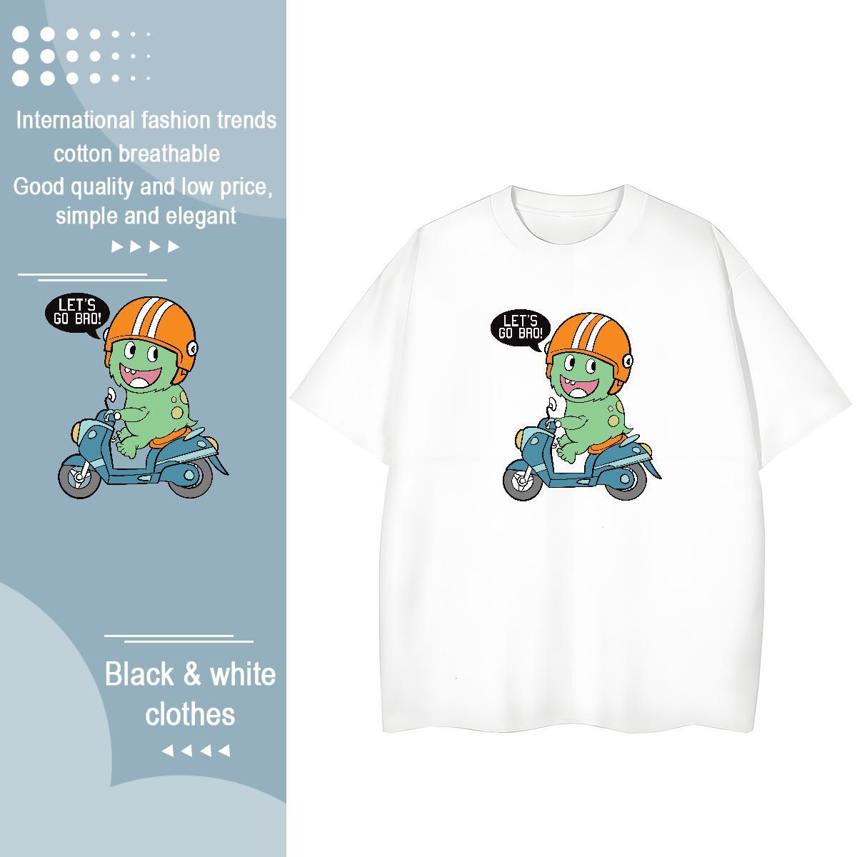 Popular Couples T Shirts 230g Pure Cotton USA Outdoor T Shirts Women O Neck Short Sleeves Custom Print Plus Size Tees Shirts