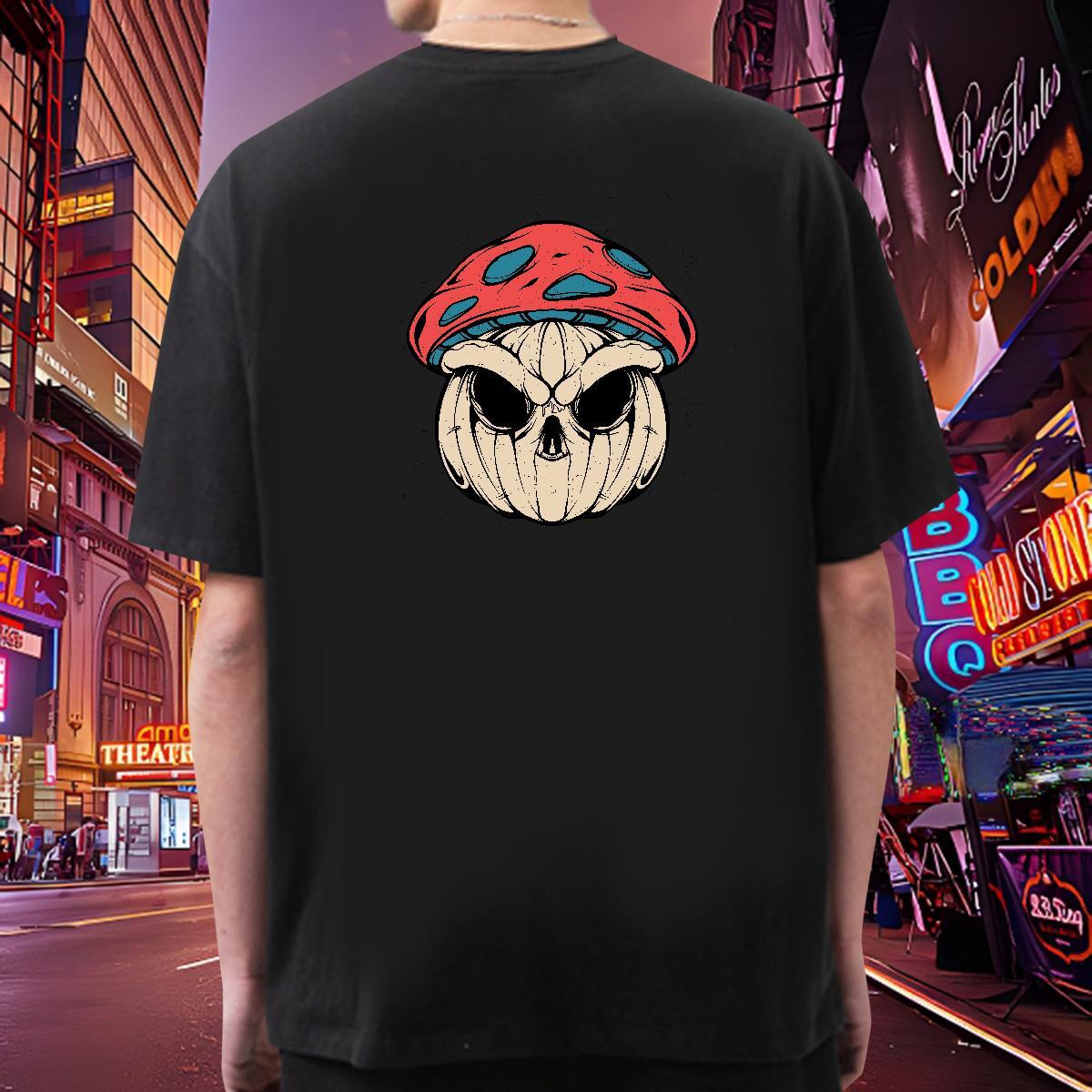 High Quality T Shirt For Man 100% Cotton 230g ET Hip Hop Custom Big Size Crew Neck Men Tees 2024 Summer Clothings