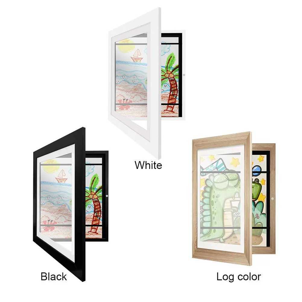 Frames Picture Easy Change Display Storage Front Opening A6 Frame for Kids Drawings Artwork Project CL241231 H260306