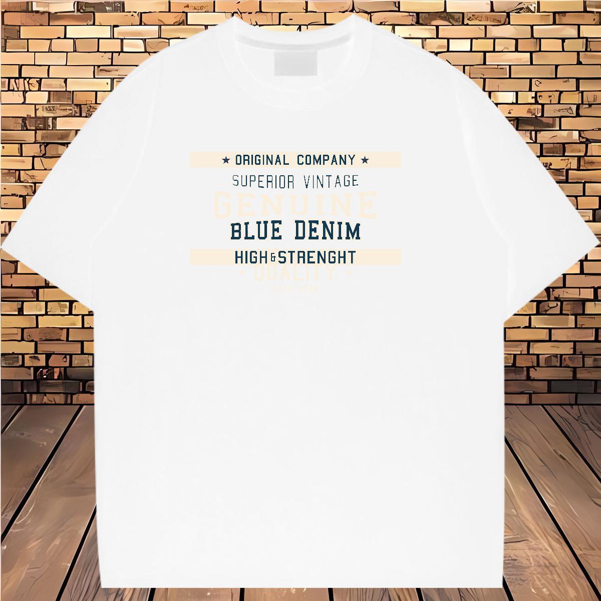 Loose fit Unisex Tshirts 230g 100% Cotton letter Hip Hop Street T-Shirts for Women Short sleeve Soft DIY Printed Clothes Shirt