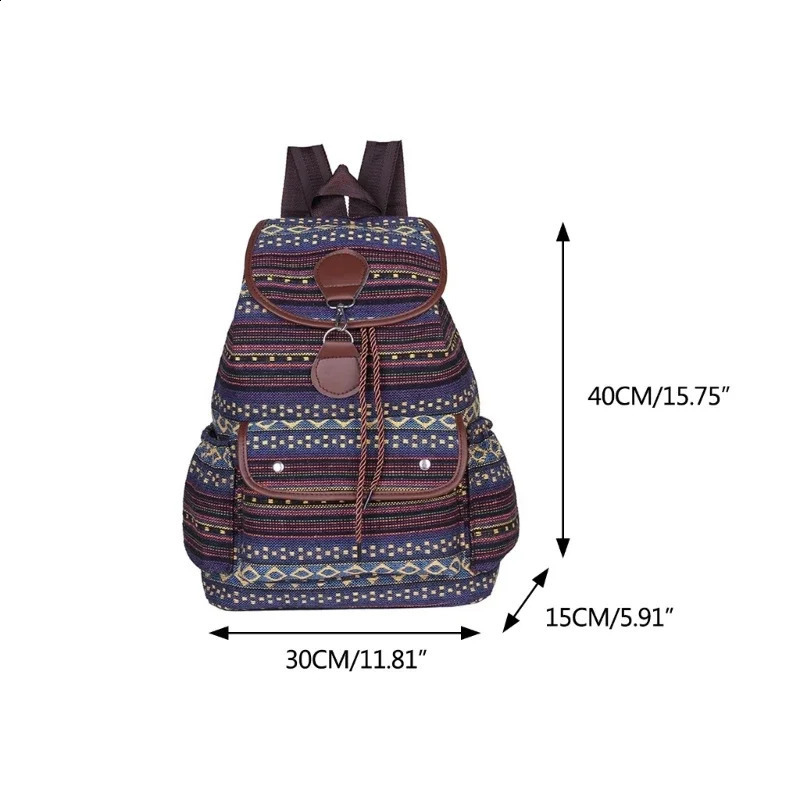 Fashion Oxford Schoolbag Large Capacity Backpack Youth Student Casual Edition Daypack Retro Bag 240912