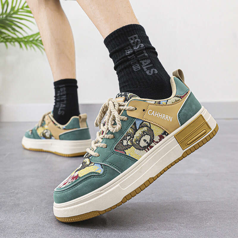 Men Shoes Summer Leather Sneakers For Anime Casual Fashion Skateboard Platform Outdoor Sports Designer Ankle Tennis