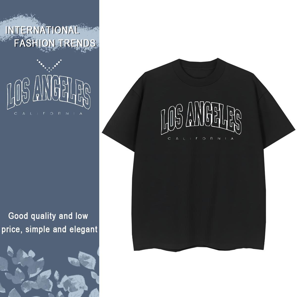 Loose Man T Shirts 230g Pure Cotton letter Street Oversized 3XL 4XL Breathable Tshirt for Man Woman Brand Tops Shirt