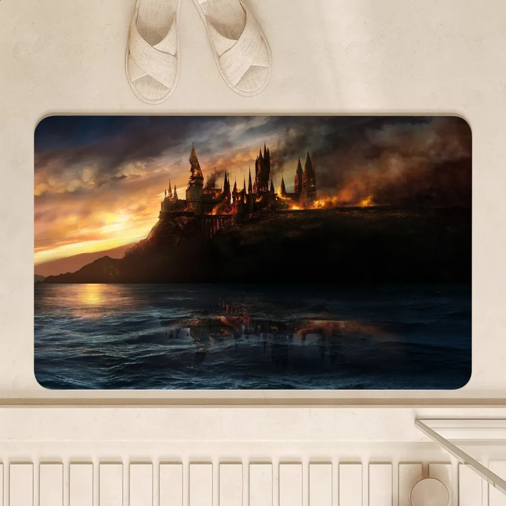 Harrys P Potter Floor Mat Bedroom Decoration Balcony Non slip Door Mat Living Room Carpet 240826
