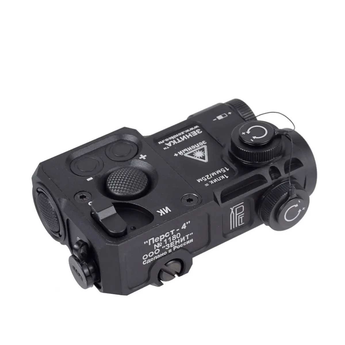 Metal Zenitco Perst 4 green dot visual infrared aiming laser pointer for Airsoft rifle AR15 M16 AK47 AK74 hunting PEQ 15 laser CL240826