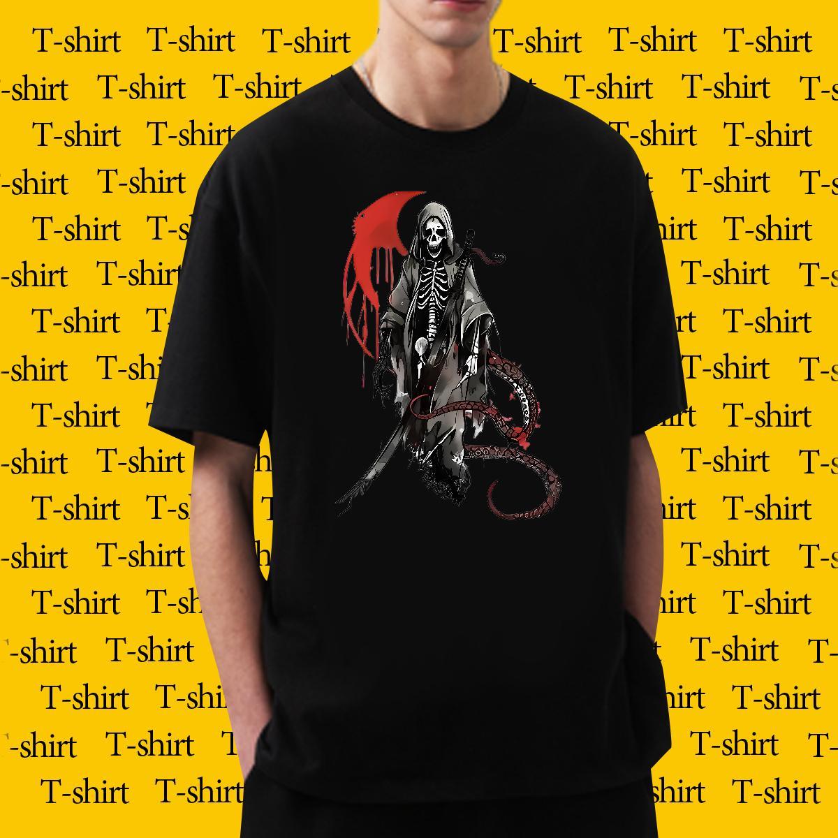 Free Shipping T-Shirts for Men 100% Cotton 230g tail Street Casual Plus Size Custom Crew Neck Breathable Tshirts Classic Tee Shirt