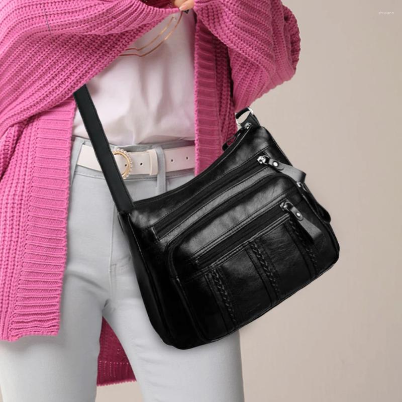 Free Shipping Totes Simply Crossbody Bags PU Leather Solid Color Simple Messenger Bag Lady Travel Satchels Handbag For Women 2025 Designer Bag Luxury 