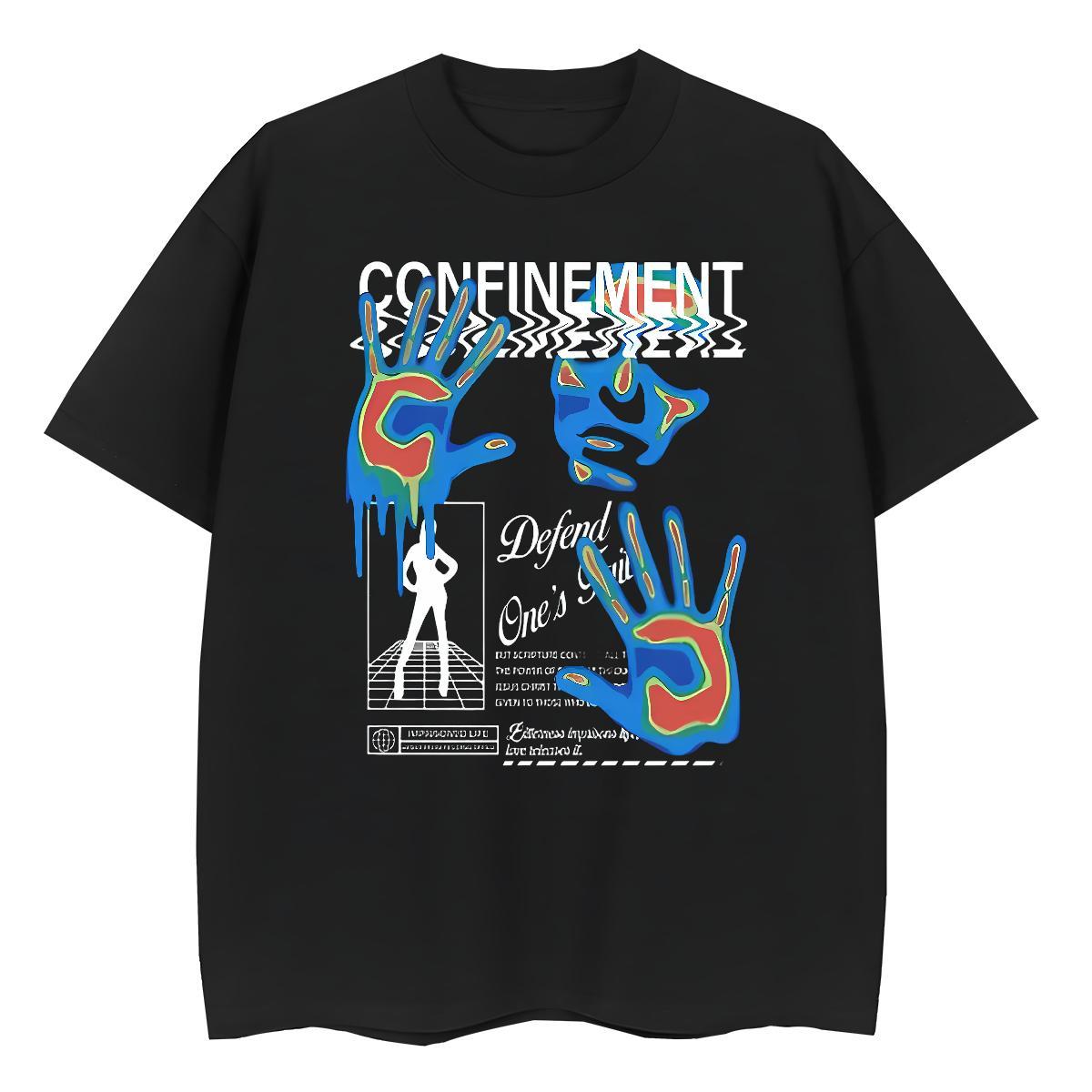 Comfortable Tshirt for Man Woman 230g Pure Cotton English Daily Outfit T-Shirts O Neck Short Sleeves Plus Size Cartoon Tees Shirts