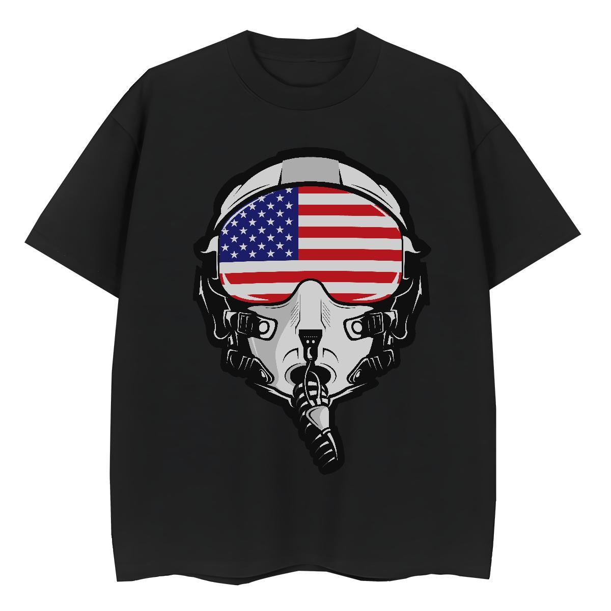 Unisex Tshirt for Man Woman 230g Pure Cotton spaceman Sports Street Wear Womens T Shirts Crew Neck Anime Tees