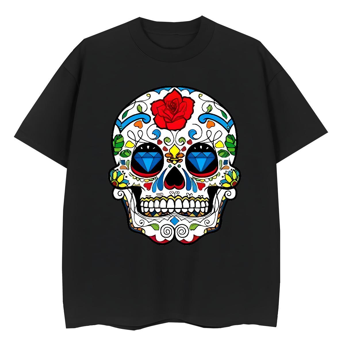 TOP Quality Mens T Shirts 230g Cotton monster Anime Printing Street DIY Logo Oversized Breathable Short Sleeve Men Tshirts Custom Clothings