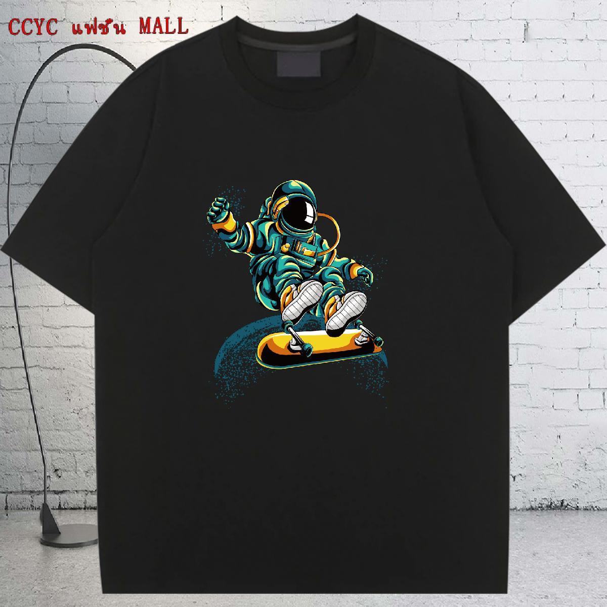 Comfortable Couples T Shirts 100% Cotton 230g universe Street Wear T shirt Breathable Soft Customized Top Tees