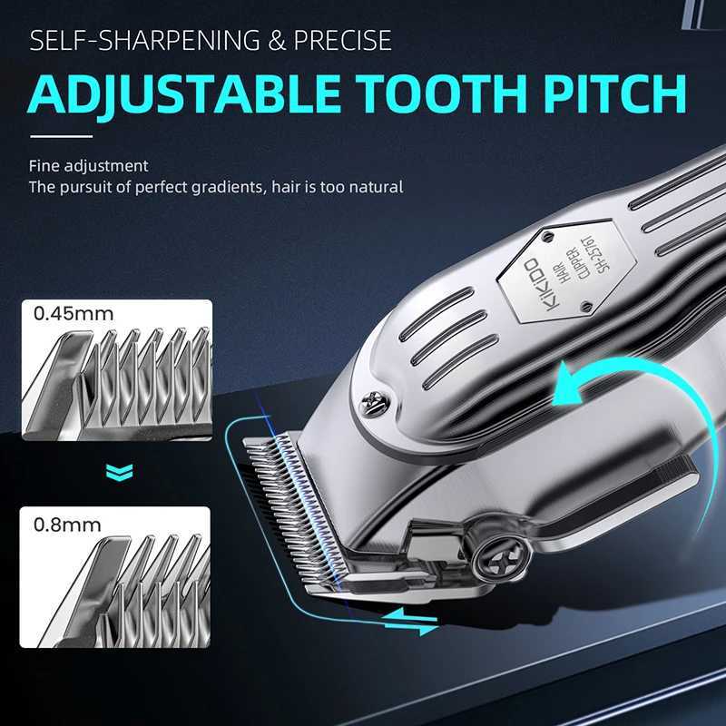 KIKIDO 2-in-1 all metal combination kit for hairdressers professional electric beard hairdressers rechargeable hairdressers W240824