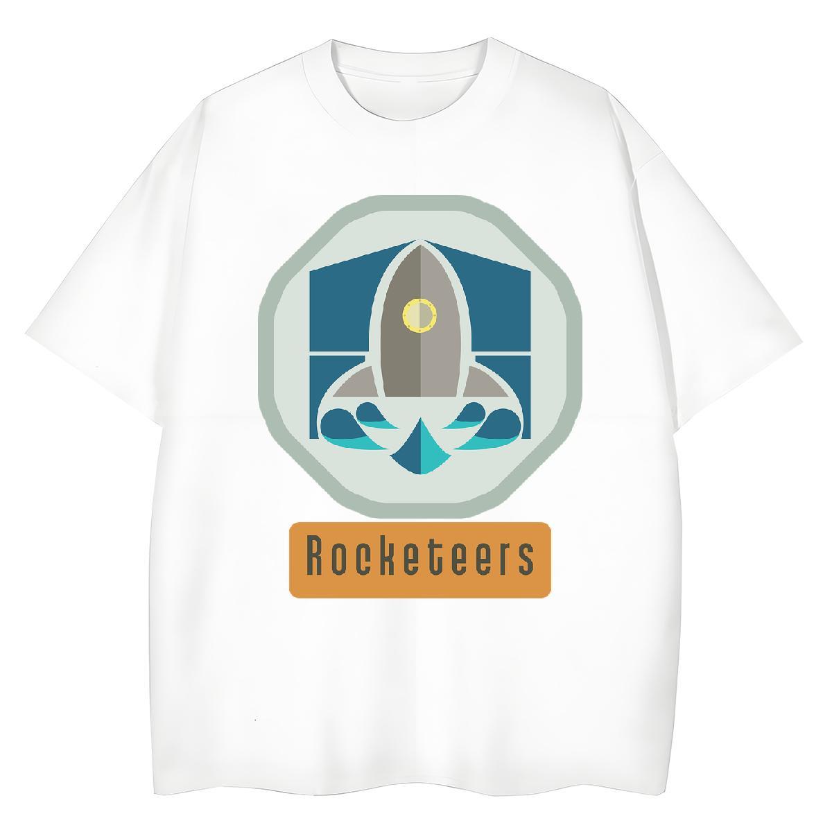 Loose Women Tshirts 230g Cotton universe Summer Casual Woman T Shirts Breathable Crew Neck Custom Print Oversized Tops