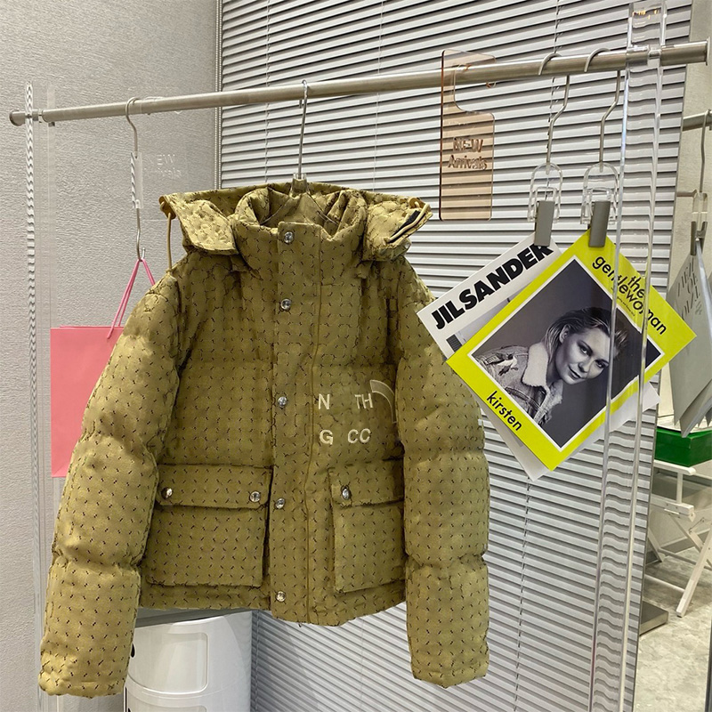 Designer Down Jacket Co-branded Hooded Luxury Men Women down jacket Parka letter printing Coat Windproof