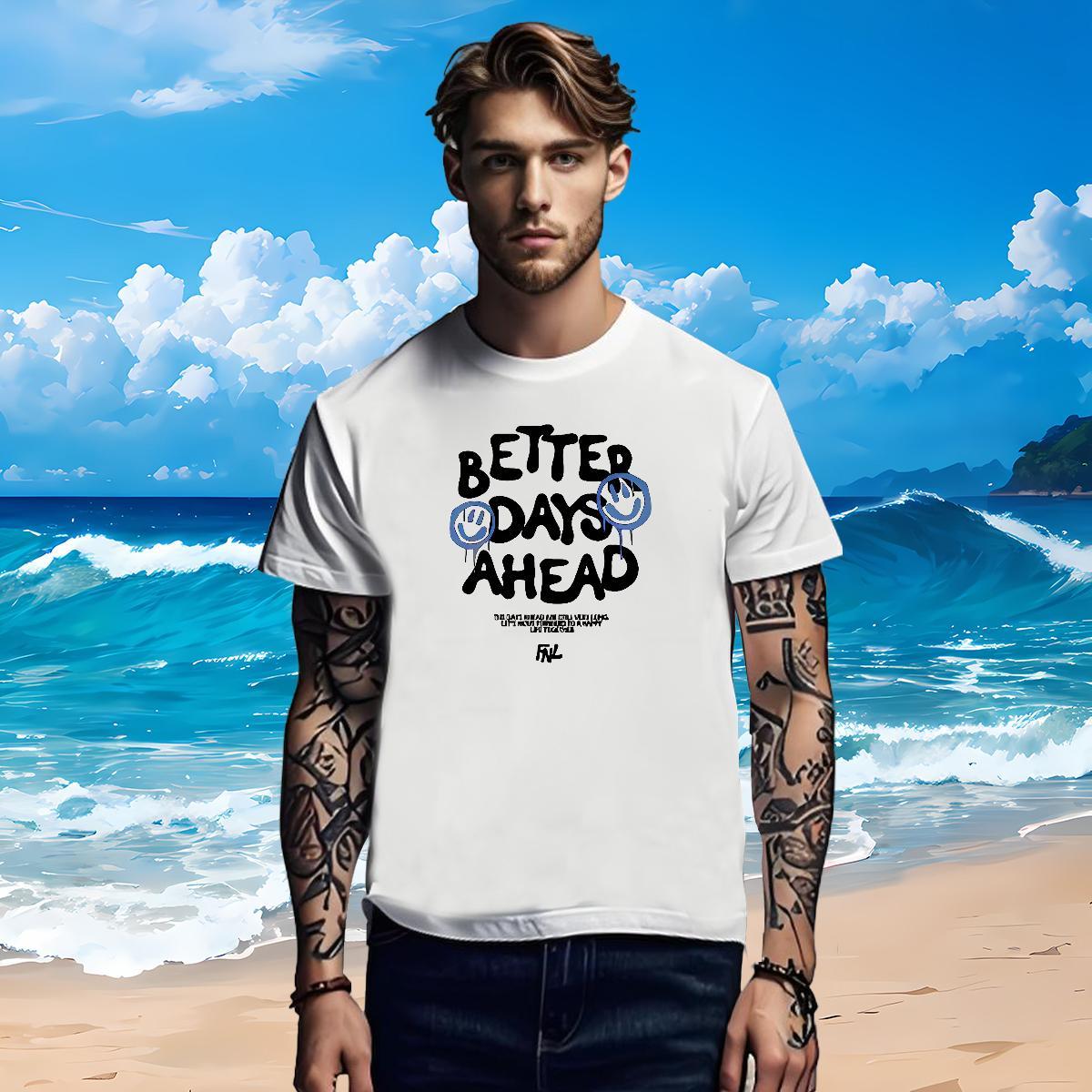 Loose Man T Shirts 230g Pure Cotton letter Street Wear Custom Printed Breathable Short Sleeve Men Tops Tees Customized Clothes