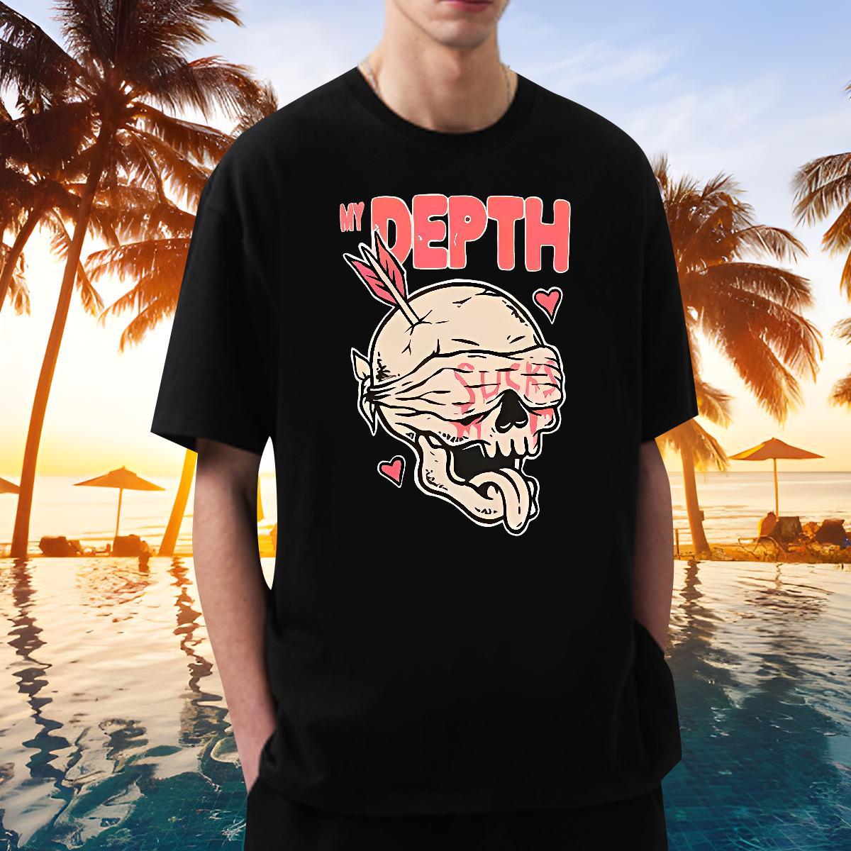 Loose Men T Shirts 230g 100% Cotton halloween Sports Casual Custom Anime Pure Cotton Mens Tshirts Designer Tees Shirts