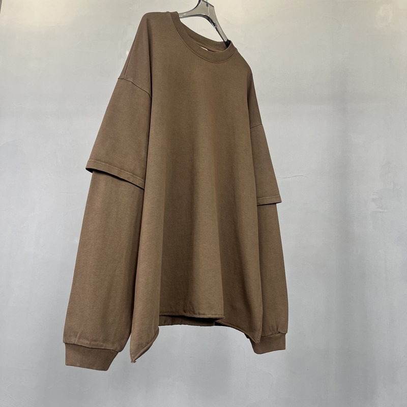 New Long Sleeve T Shirt For Men Women Autumn Fashion Cotton Solid Color T-Shirts Streetwear Men's T-Shirt XXL Baggy