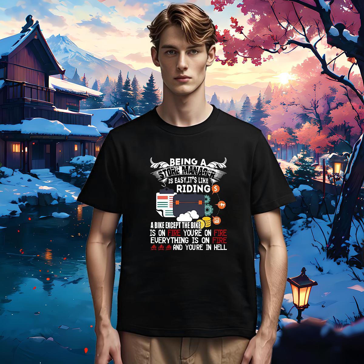 Loose Fit Man T Shirts 100% Cotton 230g letter Home Outdoor Graphic Breathable Men Clothes T-Shirt Classic Casual Tee Shirt