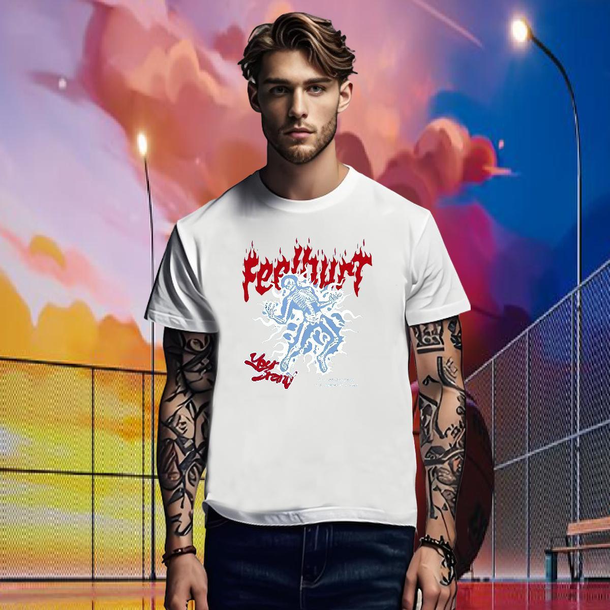 Cool Design Man T Shirts 230g Cotton skull Hip Hop Street Asian Size Breathable Men Tees Free Shipping Tees Shirts