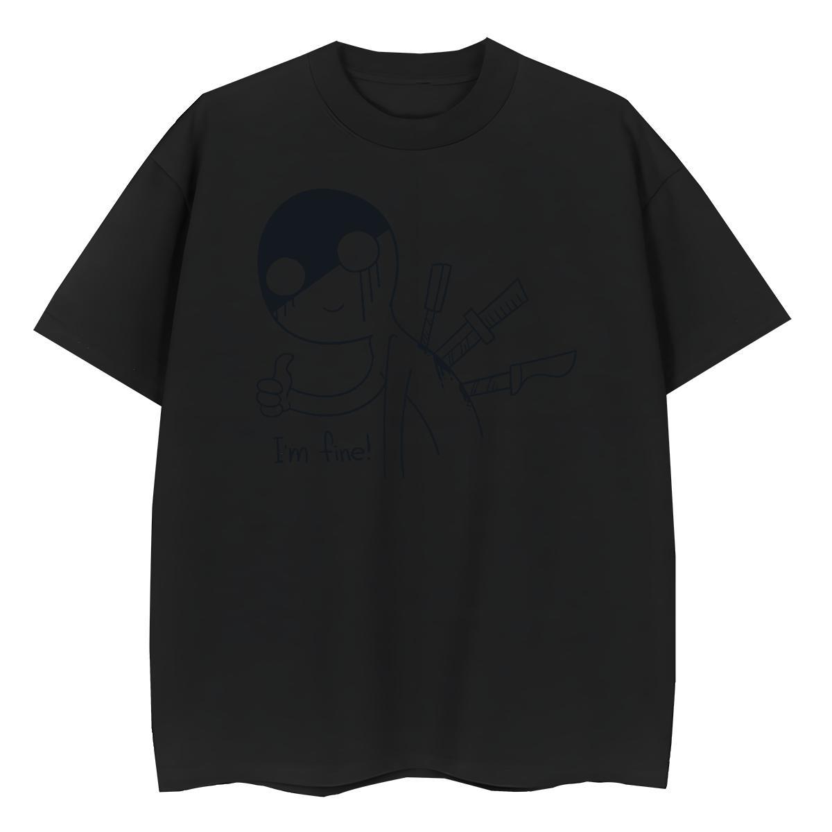 Designer Nice Women Tees 230g 100% Cotton painting Casual Daily Wear T shirt Breathable Short Sleeve Anime Print Clothings