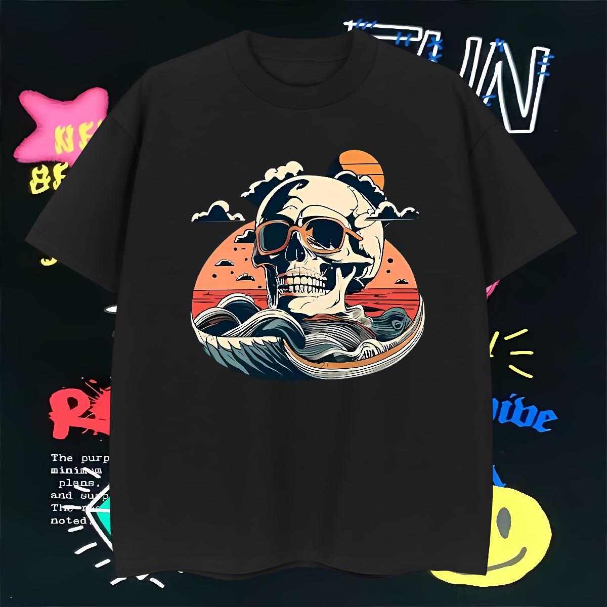 Soft T Shirt For Man 230g 100% Cotton sun Daily Outfit White Plus Size Breathable Crew Neck Men Clothes T-Shirt New Designer Tops Shirt