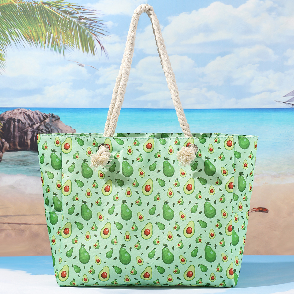 Large Capacity Beach Bag Seaside Vacation Shoulder Hollow Travel Portable Fashion Trendy Free shipping