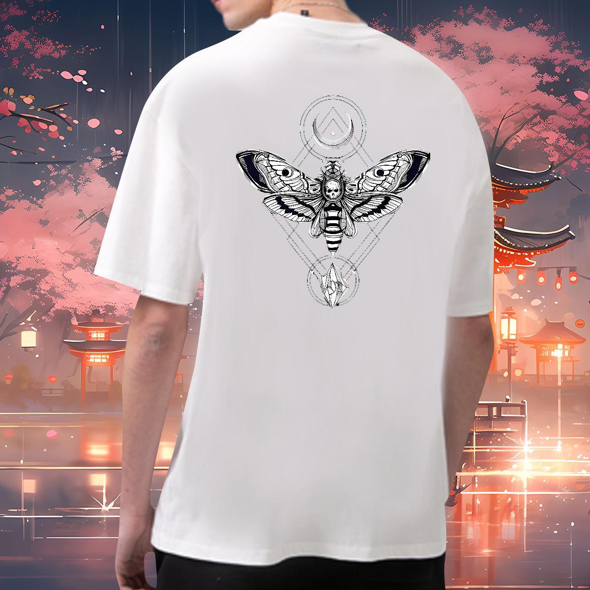 TOP Quality Man T Shirts 230g Cotton skull Casual Daily Wear Custom Printed Breathable Crew Neck Men Tshirts Fashion Designer Top Tees