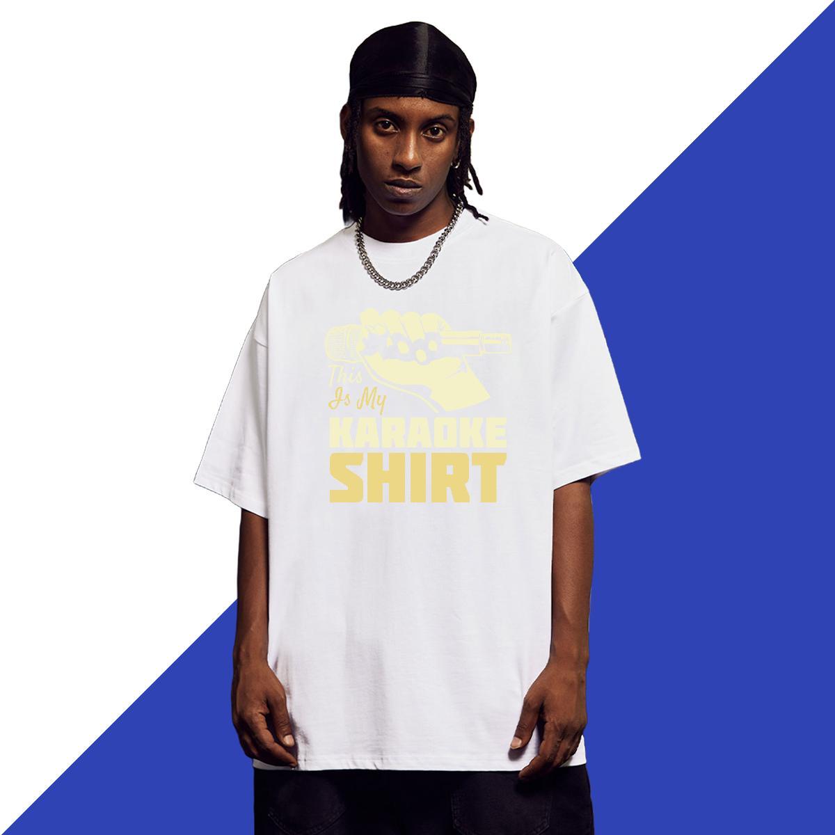 Cool Design T Shirts Men 230g Cotton letter Street wear Hip Hop Custom Printed Short Sleeve O-Neck Tshirt for Man Woman Customized Clothings