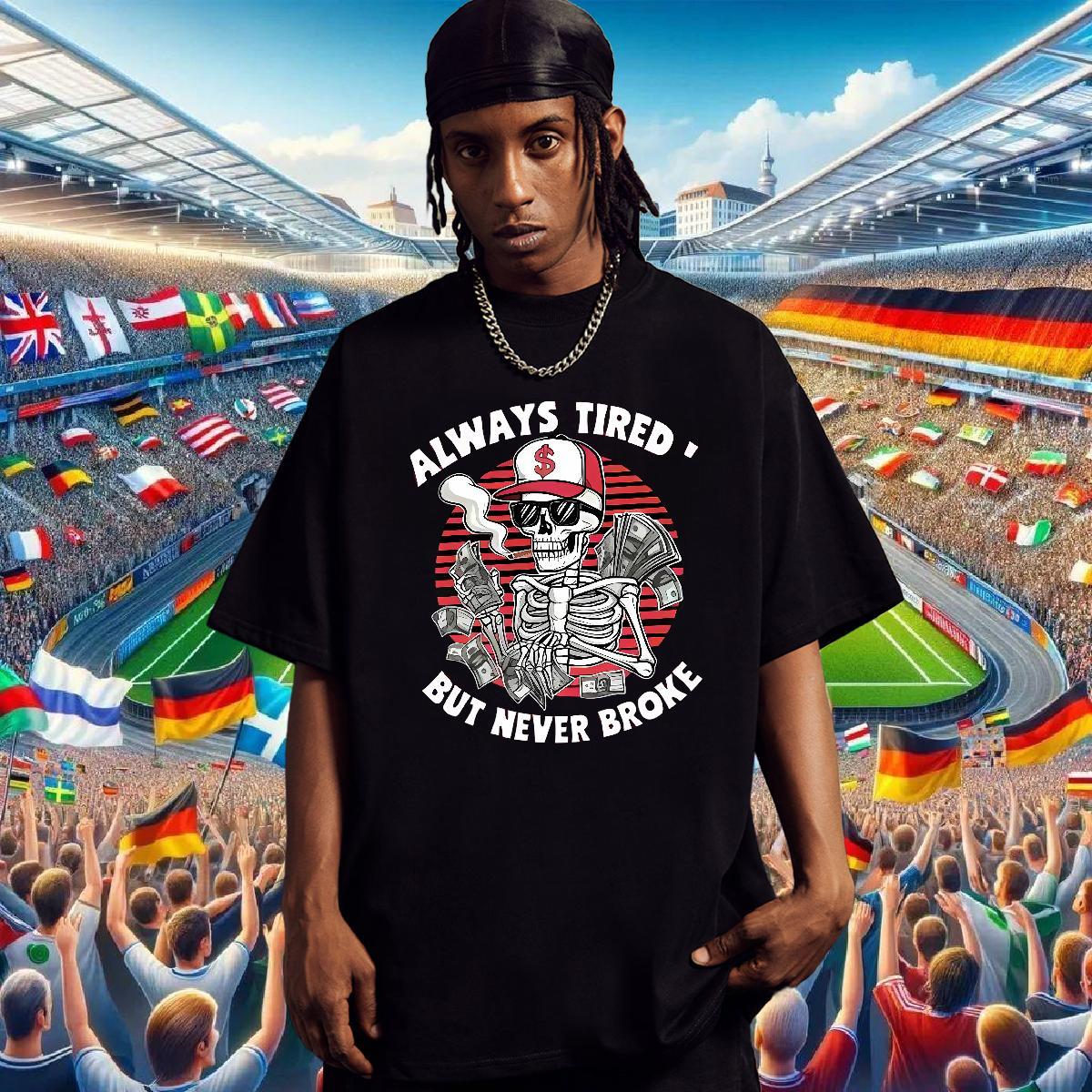Cool T shirt 230g Cotton cash Spring Summer DIY Round Neck Short Sleeve Men Tops Tees Classic Clothings