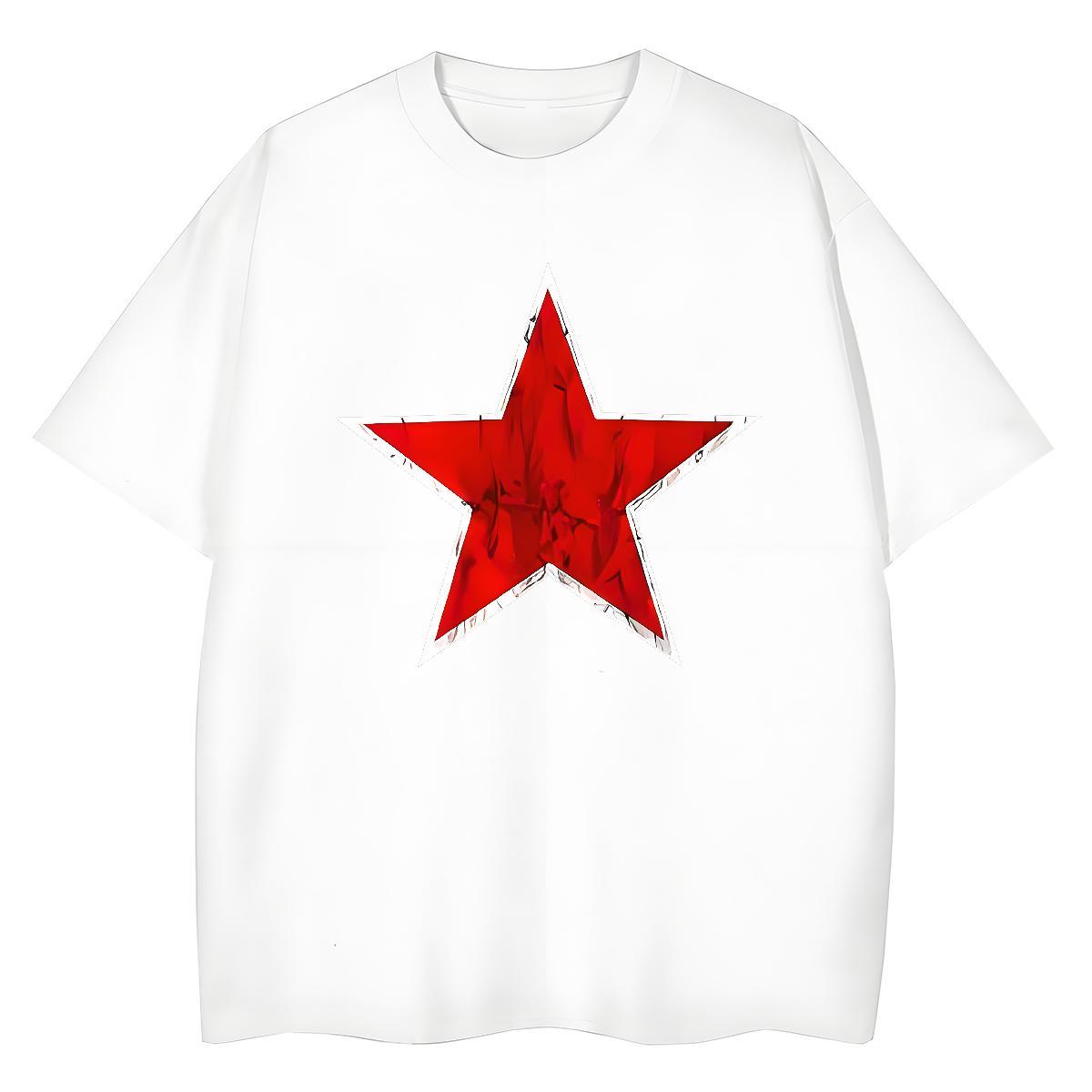 High quality Unisex Tshirts 230g Cotton star Sport T shirt Breathable Skull Tee Shirt