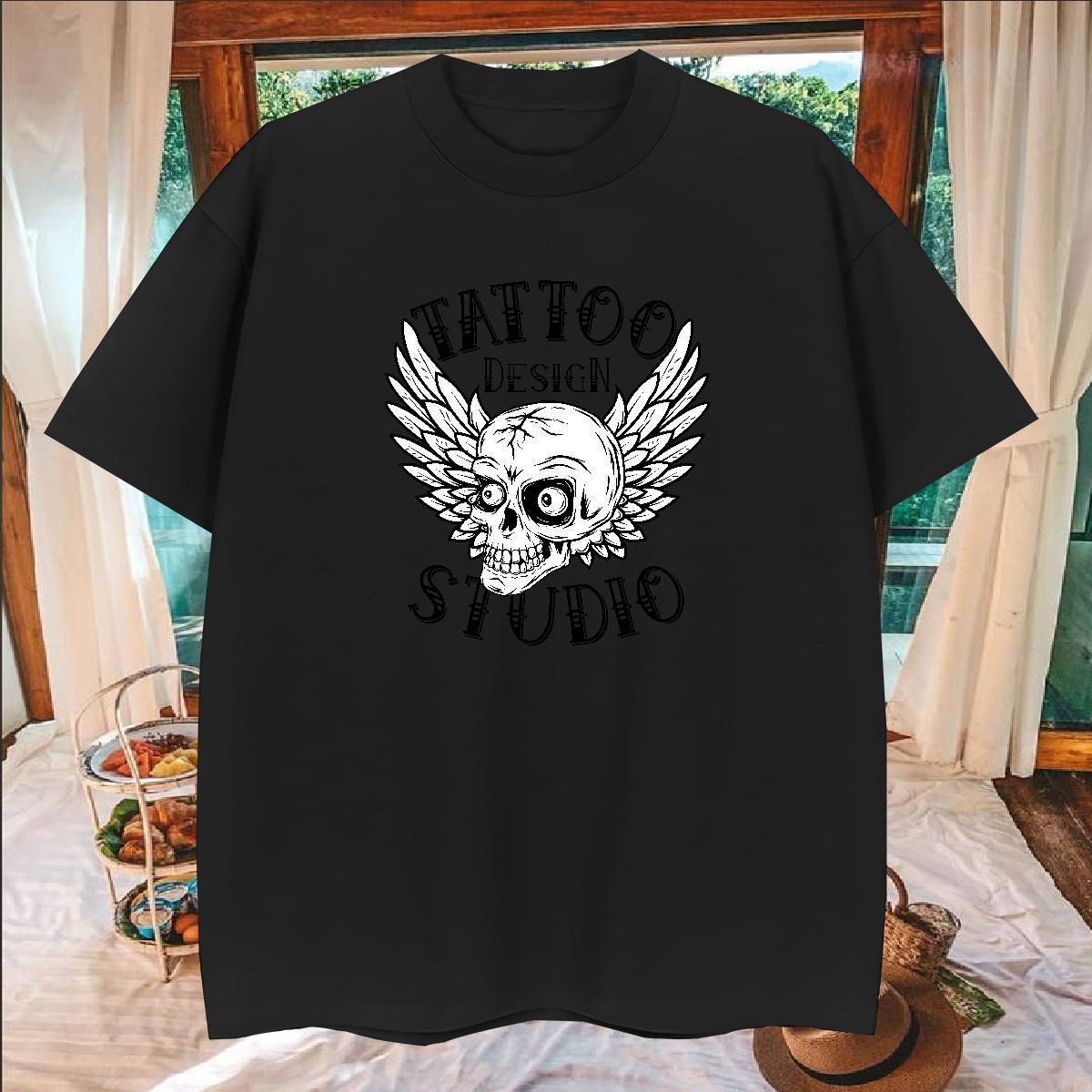 High Quality T shirt 230g 100% Cotton logo Street wear Hip Hop Graphic Short Sleeve Soft Tshirts Custom Wear