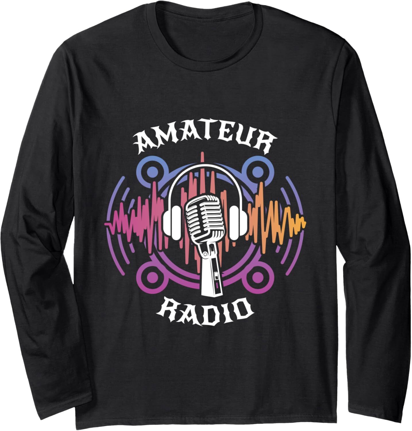 Long Sleeve Shirts for Men sweatshirt Amateur Ham Radio Operator Frequency Funny Gift Long Sleeve Tee Streetwear Casual tops