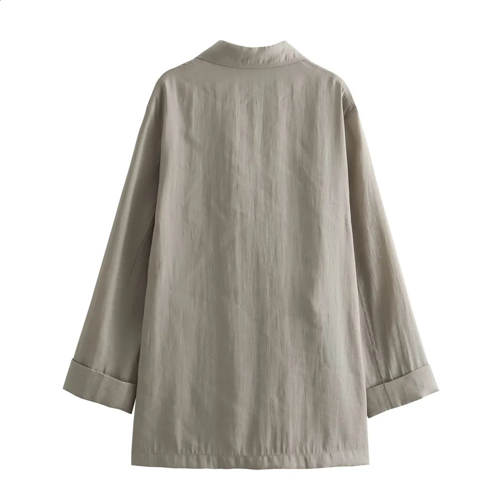 UNIZERA Autumn/Winter Product Womens Fashion Versatile Polo Neck Drop Suit Coat Wide Leg Pants Set 240826