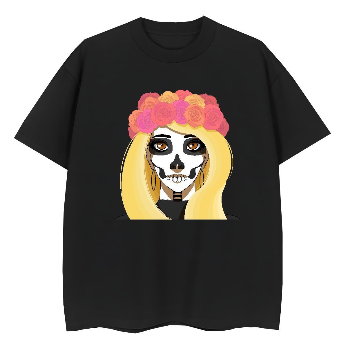 Designer Men T Shirts 230g 100% Cotton portrait Street DIY Pure Cotton Tshirt for Man Woman Wholesale Tees