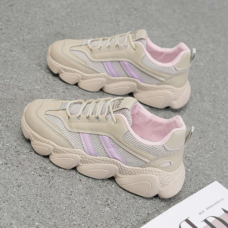 Women's summer double-net sports casual trendy breathable wear-resistant non-slip simple outdoor shoes