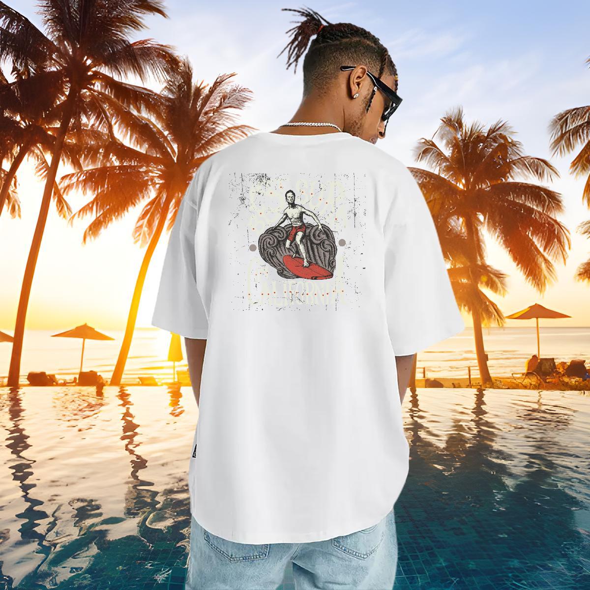 Free Shipping T-Shirts 230g Cotton portrait Hip Hop Asian Size Short Sleeve O-Neck Mens Tshirts 2024 New Top Tees