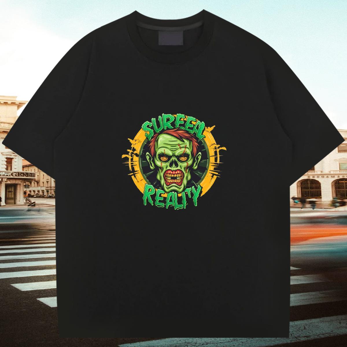 Cool Design Men T Shirts 230g 100% Cotton skull Street Casual Custom Print Plus Size O-Neck Short Sleeve Men Tshirts 2024 New Tops Shirt