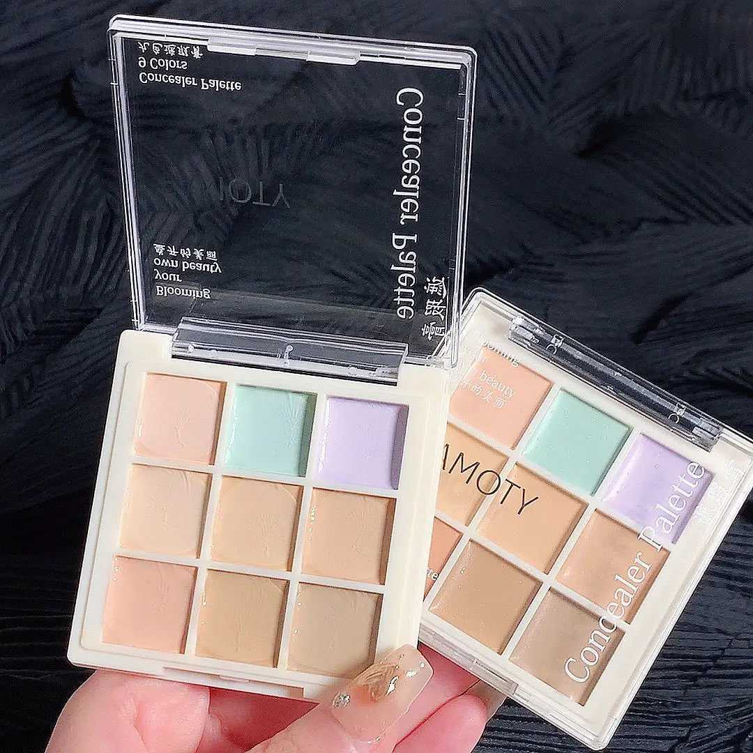 Waterproof Concealer Palette Lasting Concealer Cream Bronzer Contouring Brightening Highlighter Face Color Corrector Cosmetics XJ250618