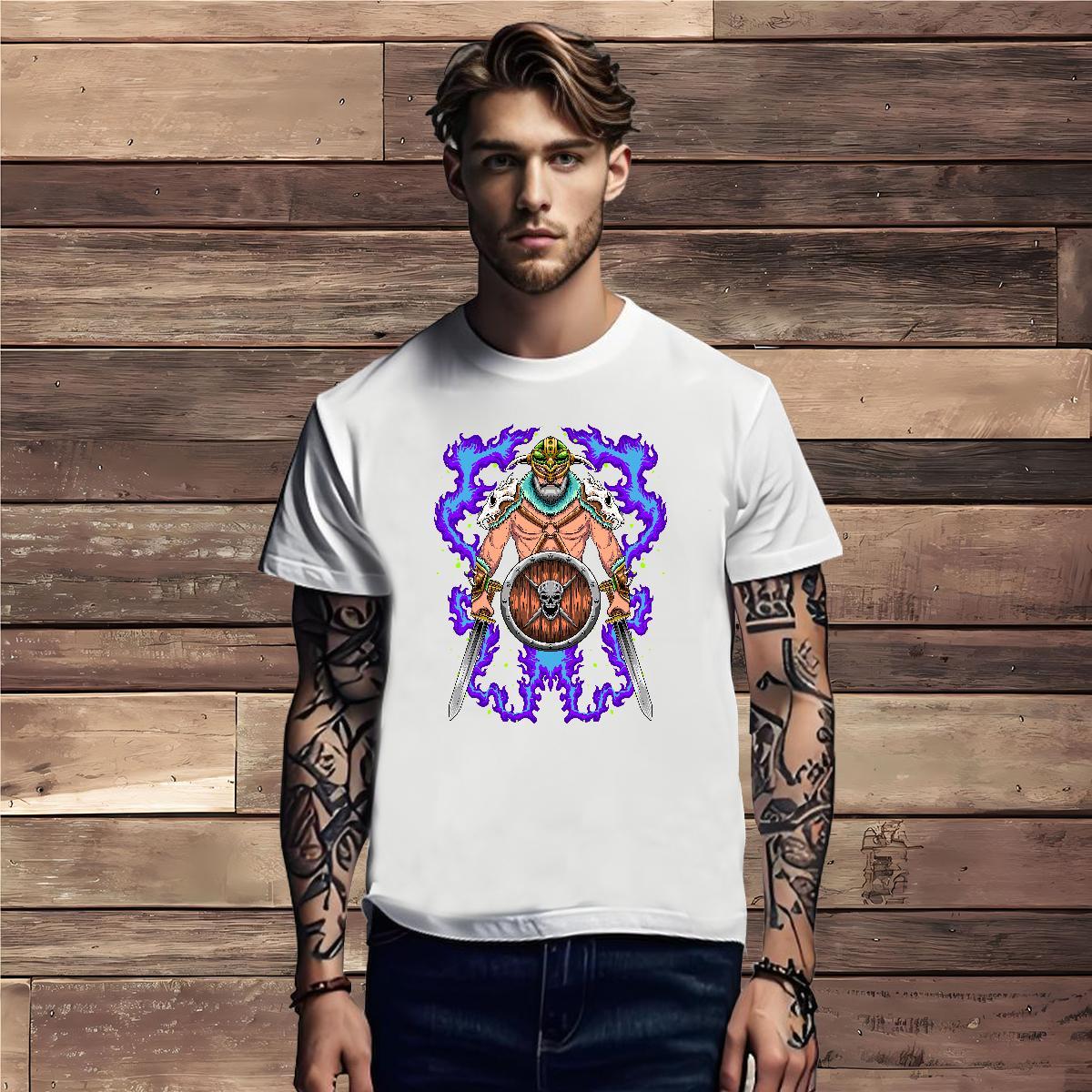 Cool T Shirts Men 230g Cotton ET Street Casual DIY Pure Cotton Tshirt for Man Woman Customized Polos