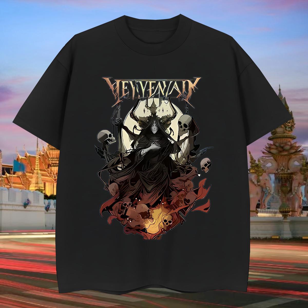 Cool T Shirt For Man 100% Cotton 230g skull Sport Custom Cartoon Breathable Men Tshirts 2024 Summer Tee Shirt