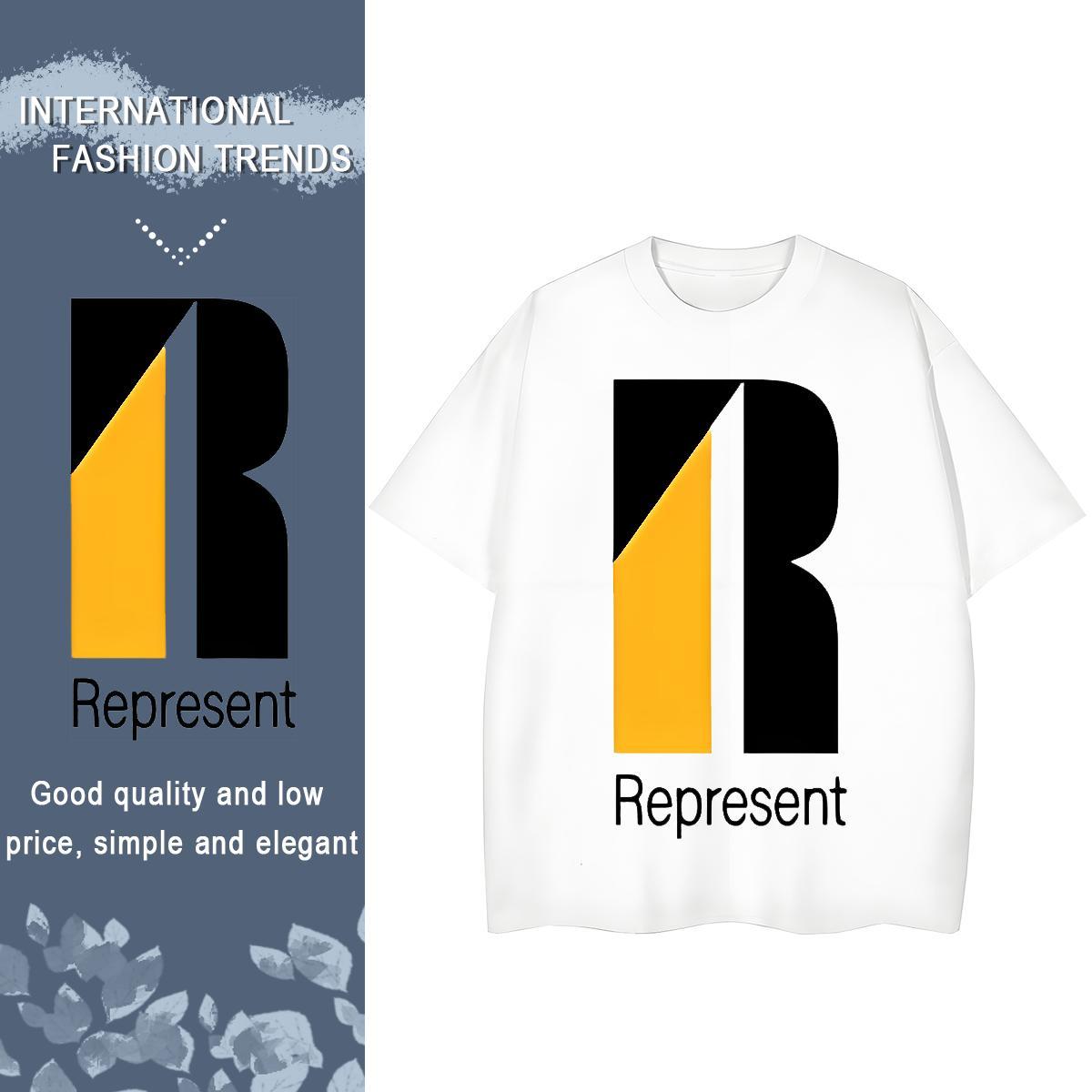 Brand Man T Shirts 100% Cotton 230g letter Street wear Hip Hop Custom Printing Short Sleeve Soft Tshirts 2024 Designer Tops